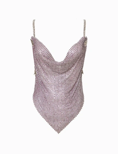 Dan More Violet Crystals Top In Purple