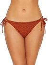 Freya Sundance Rio Side Tie Bikini Bottom In Burnt Orange