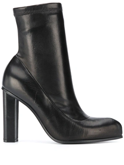 Alexander Mcqueen High Ankle Boots In Black