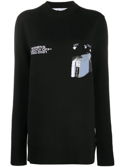 Off-white Cars Tee Collection Sweatshirt In Black