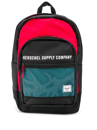 Herschel Supply Co Colour Block Back Pack In Black