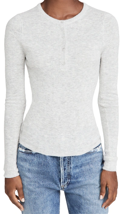 360 Sweater Cambria Pullover In Lt Heather Grey
