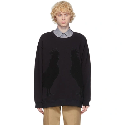 Loewe Rooster Oversize Sweatshirt In 5110 Navy