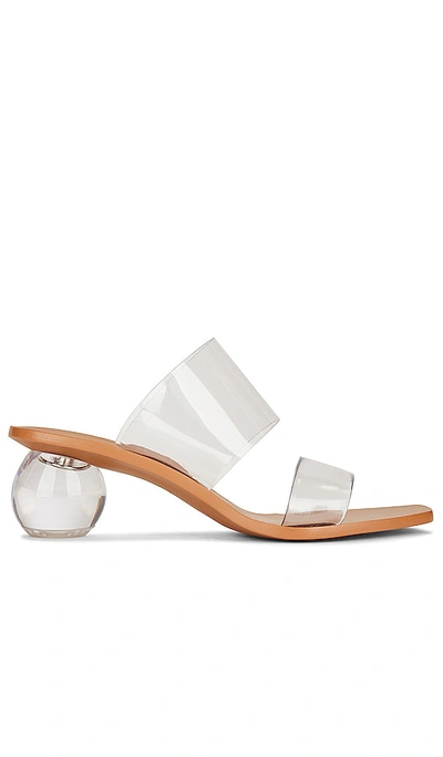 Cult Gaia Jila Flower Pvc Sandals In Clear