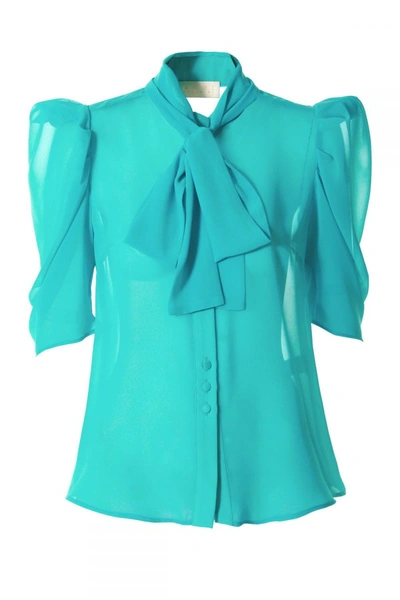 Aggi Angel Turquoise Blouse