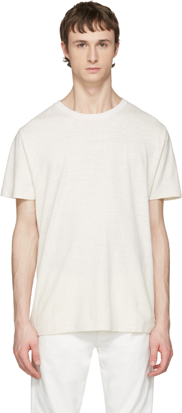 Simon Miller Ecru Layne T-shirt | ModeSens
