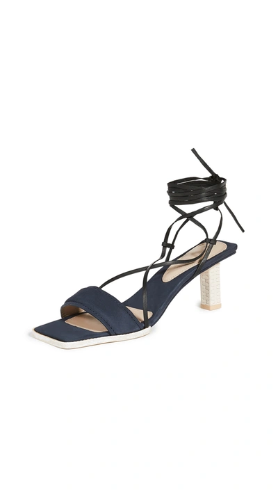 Jacquemus Les Sandales Adour Hautes In Black