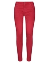 Emporio Armani Casual Pants In Red