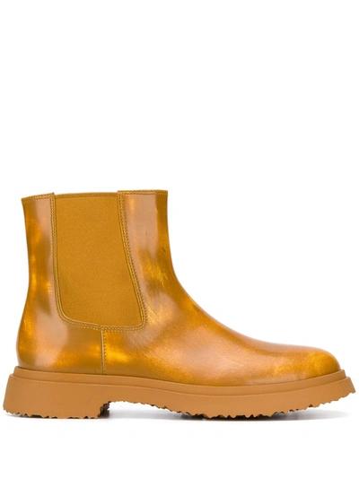 Camperlab Walden Ankle Boots In Yellow