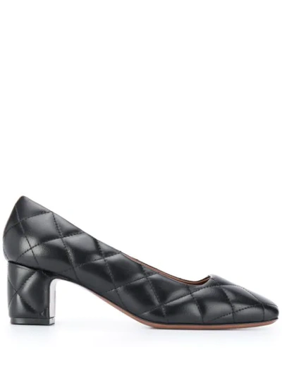 L'autre Chose Quilted Effect Pumps In Black