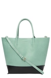 Urban Originals Revenge Vegan Leather Tote In Green/ Black