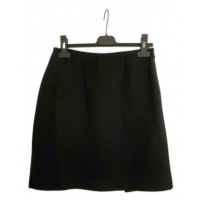 Pre-owned Moschino Cheap And Chic Mini Skirt In Black