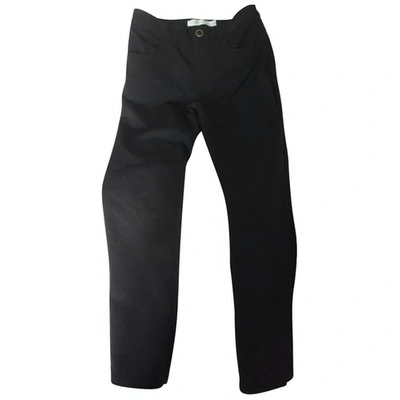 Pre-owned Victoria Beckham Slim Trousers In Black