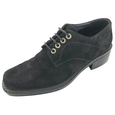 Pre-owned Pal Zileri Lace Ups In Black