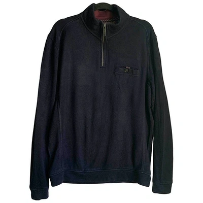 Pre-owned Ted Baker Sweatshirt In Navy