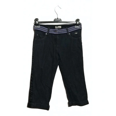 Pre-owned Pinko Blue Cotton Shorts