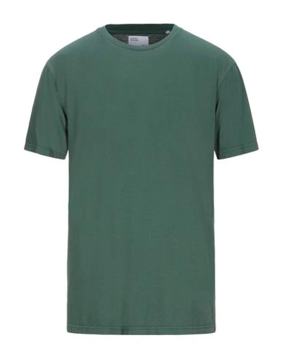 Colorful Standard T-shirts In Green