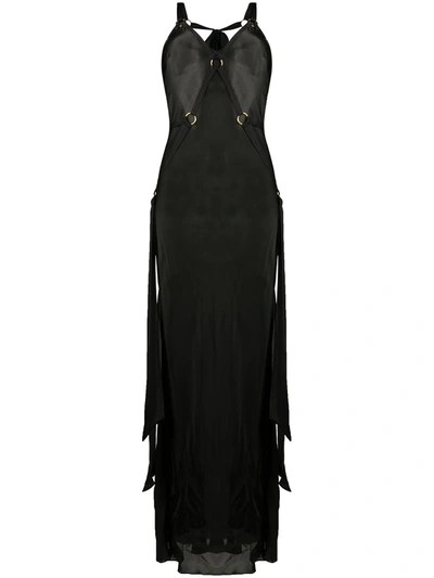 Bordelle Harness Midi Dress In Black