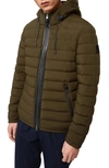 Mackage Mike Water Repellent Down Puffer Jacket In Army