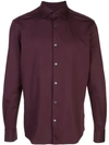 Ermenegildo Zegna Floral Cotton Button-up Shirt In Purple