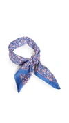 Madewell Washed Bandana In Hermitage Blue Multi