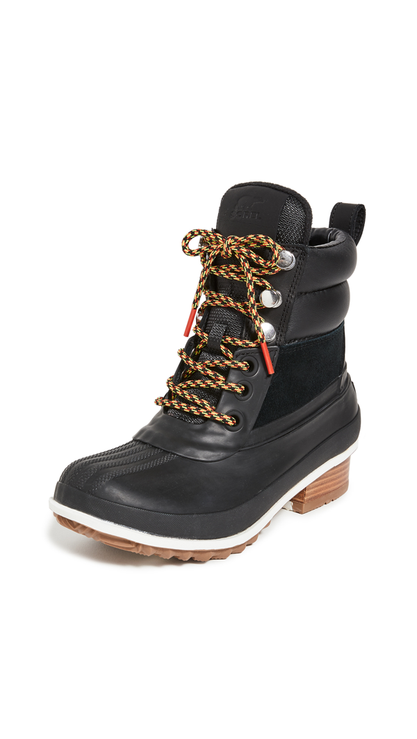 sorel kinetic conquest mixed leather hiker boots