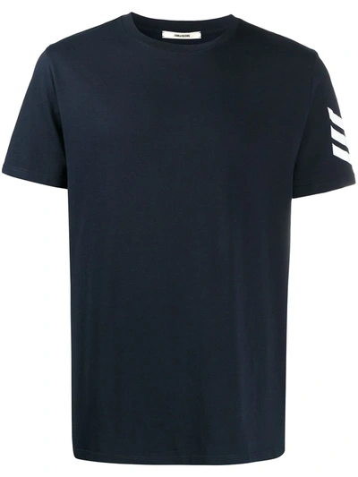 Zadig & Voltaire Tommy Arrow-print T-shirt In Blue