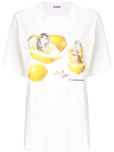 Undercover Sue Lemon T-shirt In White