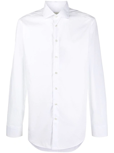 Etro Patterned Jacquard Shirt In White