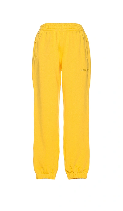 Adidas X Pharrell Williams Basics Sweatpant In Yellow