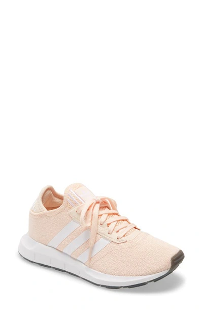 Adidas Originals Swift Run X Sneaker In Pink Tint/white/black