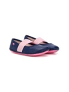 Camper Kids' Little Girls Right Ballerina Shoes In Navy