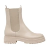 Gianvito Rossi Chester Trek-sole Leather Chelsea Boots In Mousse Beige Calf