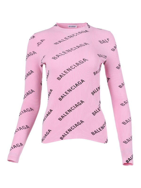 balenciaga pink jumper
