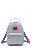 Herschel Supply Co Nova Crossbody Backpack In Light Grey Crosshatch Sunrise