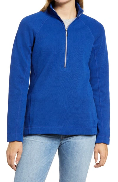 Tommy Bahama New Aruba Half Zip Pullover In Mazarine Blue