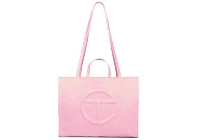 Pre-owned Telfar Shopping Bag Large Bubblegum Pink