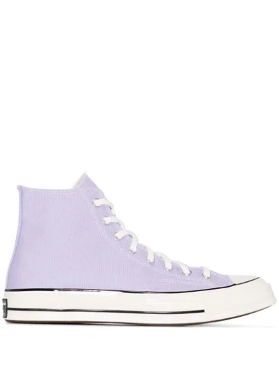Converse Chuck Taylor '70s High Top Sneakers In Violet/black/egret