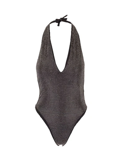 Alessandra Rich Women's Black Polyester One-piece Suit