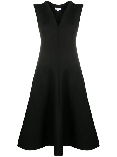 Beaufille Knitted V-neck Cocktail Dress In Black