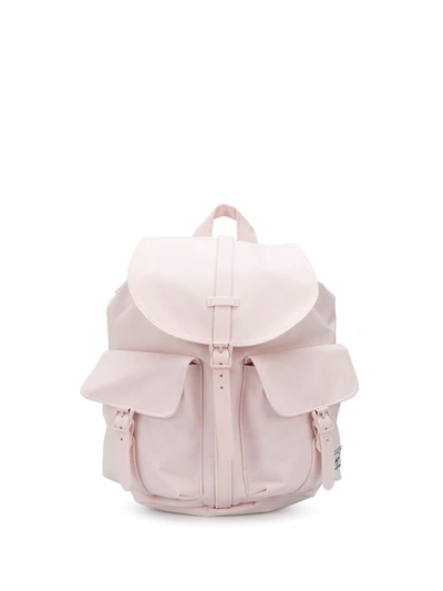 Herschel Supply Co Drawstring Tonal Backpack With Buckle Fastening In Pink