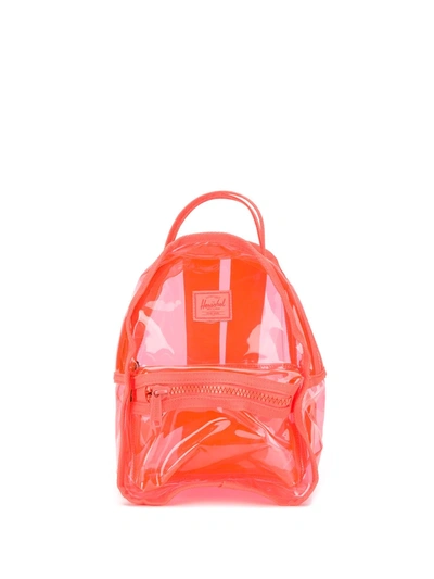 Herschel Supply Co. Neon Clear Backpack In Orange