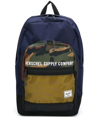 Herschel Supply Co Camouflage Backpack In Blue
