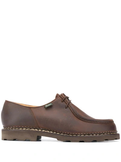 Paraboot Michael Marche Leather Shoes In Brown