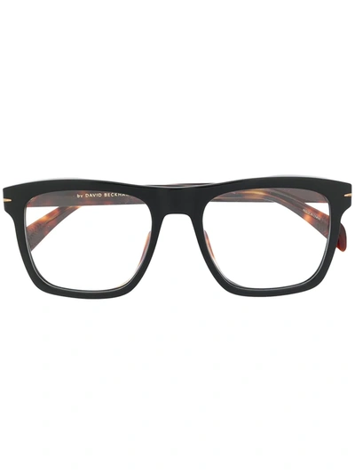 David Beckham Eyewear Square-frame Glasses In Black