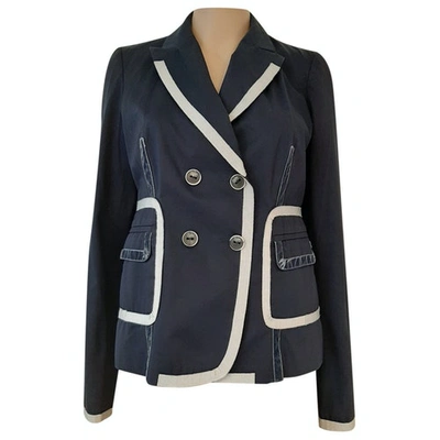 Pre-owned Kenzo Blue Viscose Jacket