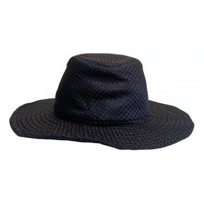 Pre-owned Lanvin Blue Cotton Hat