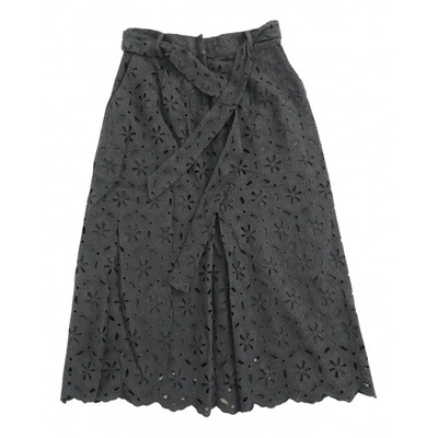 Pre-owned Zimmermann Mid-length Skirt In Black