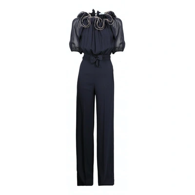 Pre-owned Blumarine Navy Jumpsuit