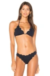 Marysia Broadway Honolulu Halter Swim Top In Navy